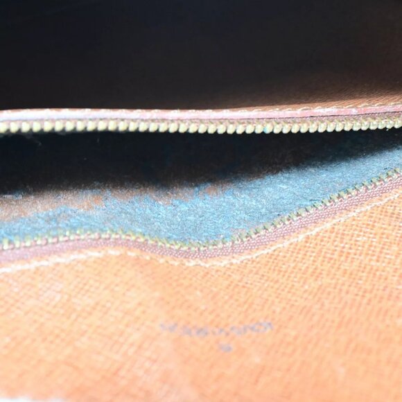 LOUIS VUITTON Saint Cloud GM Shoulder Bag Monogram Leather Brown - Picture 11 of 16